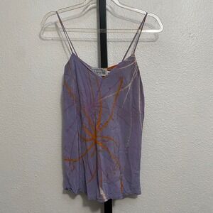 Vtg Y2K Womens 100% Silk Camisole Top S Fairy Whimsical Quiet Luxury Dainty